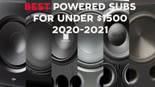 Best Powered Subwoofers Under 1500 for 2020 [upl. by Newcomer89]