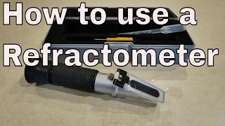 how to measure salt level in saltwater aquarium  how to measure salinity using a refractometer [upl. by Freemon]