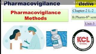 Pharmacovigilance Methods  explanation of all 6 methods Chapter 2 Unit3 8th sem [upl. by Hillery929]