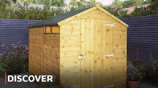 DISCOVER  8 x 6 Shiplap Security Shed [upl. by Uyr604]