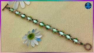 Easy Rice Bead Bracelet Tutorial [upl. by Nevad864]