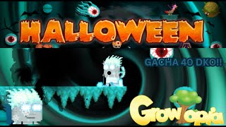 GROWTOPIA GACHA 40 DKO 💀 HALLOWEEN IS CRAZY RIP DLS  GROWTOPIA 2024 [upl. by Ayekan260]