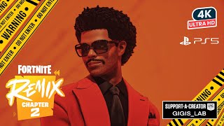 FORTNITE Chapter 2 REMIX THE WEEKND Skin Showcase PS5 Gameplay Review PS5 4K HDR [upl. by Ced]