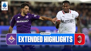 Fiorentina vs AC Milan Extended Highlights  Serie A  CBS Sports Golazo [upl. by Dressler]