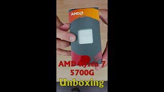 AMD Ryzen 7 5700G Unboxing shorts [upl. by Ahl552]