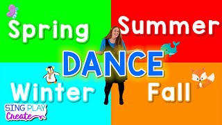 Seasons Song for Kids Four Seasons Dance for Children English Seasons Song Sing Play Create [upl. by Nies213]