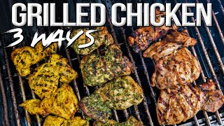 The Best Grilled Chicken  3 Easy Recipes  SAM THE COOKING GUY 4K [upl. by Aubrey857]