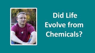 Did Life Evolve from Chemicals Talk by Jon Perry  Feb 2018 [upl. by Akeenahs]