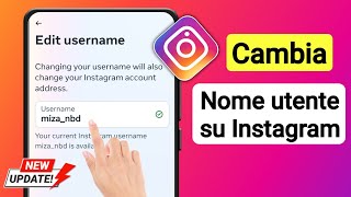 Come cambiare il nome utente di Instagram prima di 14 giorni  Modifica del nome utente di Instagram [upl. by Melmon]