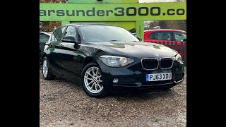 BMW 1 SERIES 16 116d EfficientDynamics Business 5dr 2014 • 88000 miles • Diesel • Manual [upl. by Ylera]