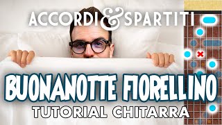 BUONANOTTE FIORELLINO Tutorial Chitarra  Francesco De Gregori [upl. by Cleodell]