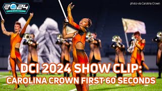 EXTENDED SHOW CLIP 2024 Carolina Crown Promethean Opening Impact from DCI Broken Arrow  DCI 2024 [upl. by Fai]