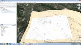 Rilievo  mappa dimpianto  estratto Wegis su Google Earth e sul CAD [upl. by Waneta]