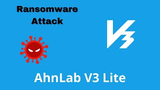 Teste do Ahnlab V3 Lite  Antivírus vs vírus [upl. by Lida]