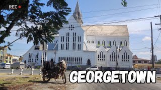 Georgetown a capital da Guiana Inglesa Chegando de MOTO nesta cidade S01 EP12 [upl. by Tamera391]