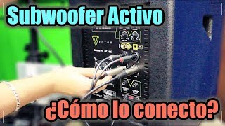 Tutorial Subwoofer y bocinas activas  ¿Cómo conectarlas entre sí [upl. by Gertrude]