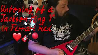 Unboxing of a Ferrari Red Jackson King V [upl. by Nelsen]