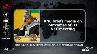 ANC NEC concludes its meeting [upl. by Wylma]