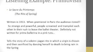 Lecture on Primitivism [upl. by Proctor]