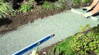 How to build a flagstone walkway part I [upl. by Loggia824]