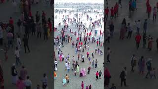 কক্সবাজার জনসমুদ্র Drone View sorts youtubeshorts viralshort foryou dronview [upl. by Neumeyer845]