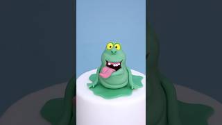 Slimer Cake Topper fondanttopper fondantcaketopper ghostbusters cakeshorts cakedecorating cake [upl. by Freeborn]