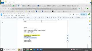 Systematic Literature Review Result Writing [upl. by Yetsirhc607]