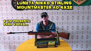 Luneta 4x32  Nikko Stirling Mountmaster AO [upl. by Pollak685]