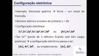 Química Aula1 Estudo dos metais de transição [upl. by Nylarad]