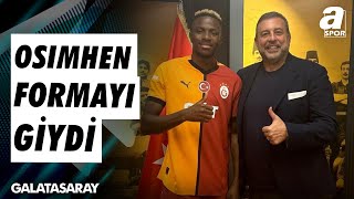 Victor Osimhen Galatasaray Formasını Giydi  A Spor  Spor Gündemi  04092024 [upl. by Cirala272]