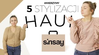 SINSAY Mierzymy 5 ciekawych stylizacji na JESIEŃ 2023  Try on Haul [upl. by Irma370]