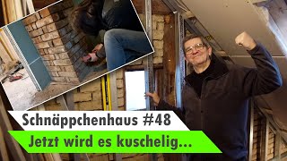 Schnäppchenhaus 48 🏡 Giebelwand dämmen amp Schornstein sauber machen [upl. by Patton891]