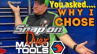 Why I Bought A Snap On Toolbox VS Matco Toolbox [upl. by Anyala551]