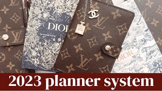 2023 Planner System Louis Vuitton Agendas Hermes Planner amp Dior Notebooks [upl. by Khichabia]