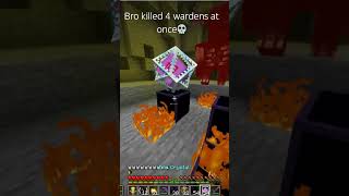 Bro killed 4 wardens in 15 seconds💀 cpvp  In 15 seconds [upl. by Santoro]