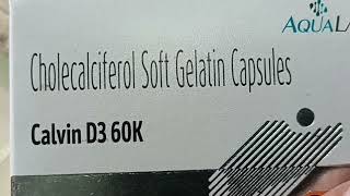 Calvin d3 60k capsule uses in hindi  Calvin d3 60k capsule price  calvin d3 60k capsule dose [upl. by Caralie]