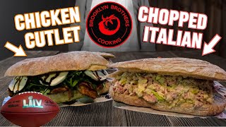 Craziest Chicken Cutlet Hero amp The Seriously Epic Chopped Italian Hero [upl. by Odraode]