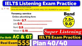 IELTS Listening Practice Test 2024 with Answers Real Exam  555 [upl. by Litton970]