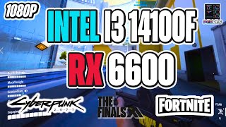 Intel i3 14100F  RX 6600 Benchmarks [upl. by Pansy455]