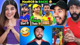 HaaRCB is BACK 😂  Kohli Slow Batting 😒  Mustafizur Bowling 💀  CSK vs RCB [upl. by Yetty]