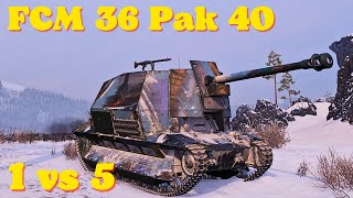 World of tanks FCM 36 Pak 40  28 K Damage 11 Kills wot replays [upl. by Ashly]