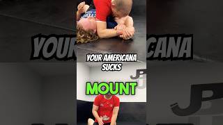 Americana shoulder lock bjj jiujitsu [upl. by Asilam]