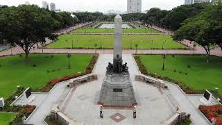 Luneta park  4k aerial view using dji Mavic Air [upl. by Carlyn157]