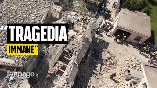 Crollo palazzina a Saviano due bimbi tra le vittime quotUna tragedia immane cuore spezzato in duequot [upl. by Luaped190]