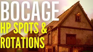 BOCAGE HARDPOINT BEST SPOTS amp ROTATIONS COD Vanguard Tips [upl. by Tj]