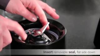 How to Assemble the KitchenAid® 5Speed Blender With Glass Jar Pitcher [upl. by Carolee]