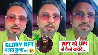 GLORY NFT YO YO HONEY SINGH LIVE TAKING ABOUT GLORY ALBUM  HONEY SINGH GLORY NFT [upl. by Seigler]