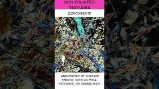 Metamorphic Textures  Non Foliated Textures  Metamorphic Petrology  Geology [upl. by Solracesoj]