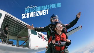 Fallschirm Tandemsprung Schweiz  Flightbase [upl. by Him500]