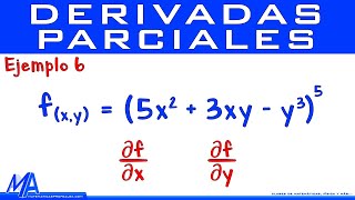 Derivadas Parciales de primer orden  Ejemplo 6 Regla de la cadena [upl. by Asta]